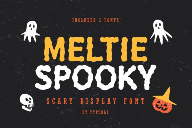 Meltie Spooky Font - Befonts