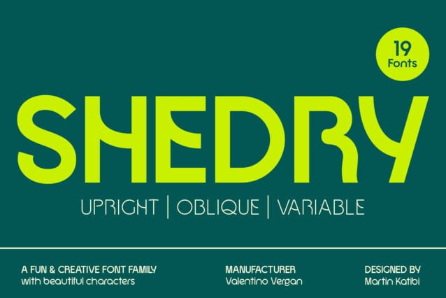Shedry Font - Befonts
