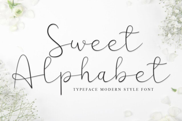 Word Sweet Script Sweet Alphabet Script Font - Befonts