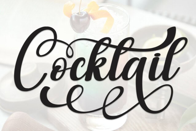 Cocktail Script Font - Befonts