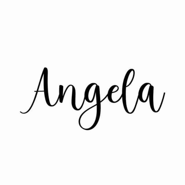 Angela Script Angela Script Font - Befonts