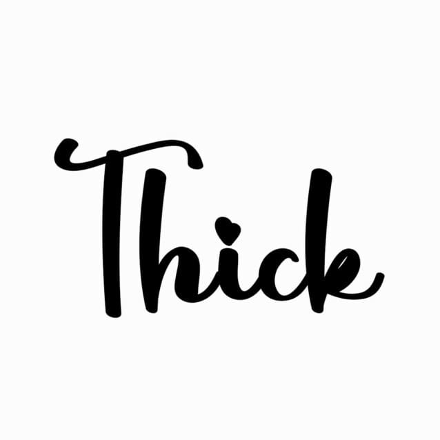 Thick Script Font Thick Script Font - Befonts