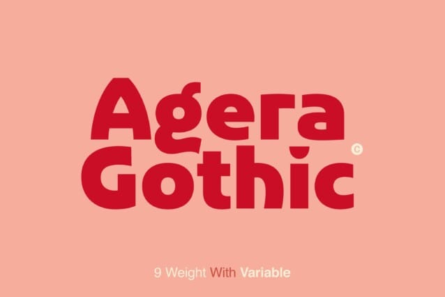 Agera Gothic Font - Befonts