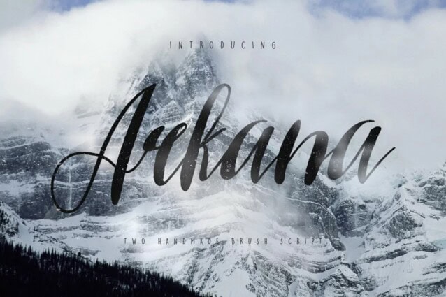 Arkanas Lettering Arkana Script Vintage Font - Befonts