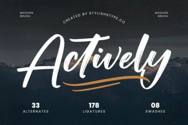 Actively Font