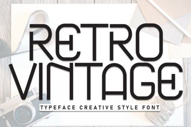 Retro Vintage Script Font - Befonts