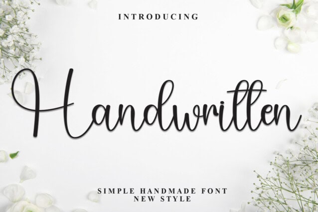 Handwritten Script Font - Download Free Font