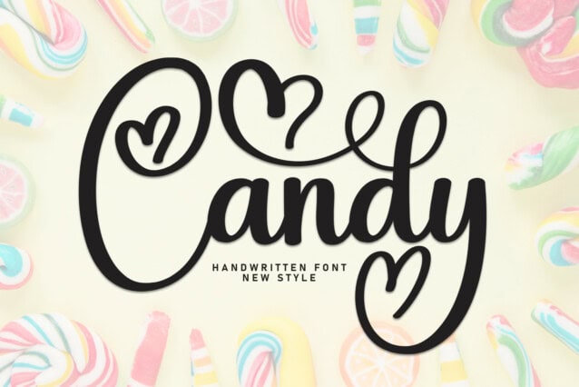 Candy Script Font - Befonts