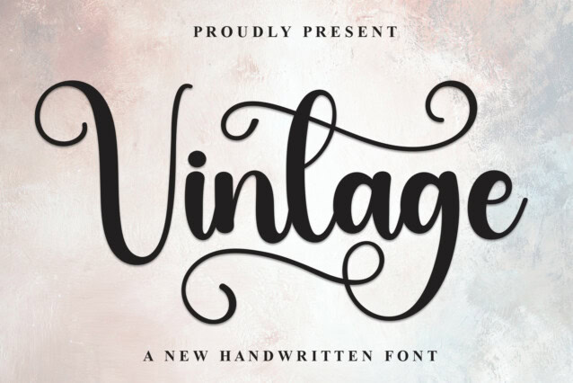 Vintage Script Typeface - Befonts