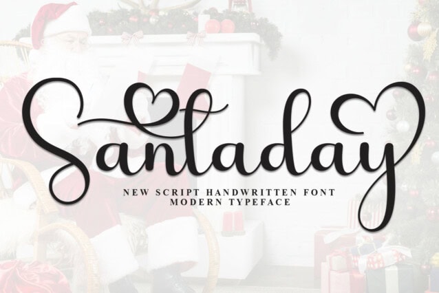 Santaday Script Font