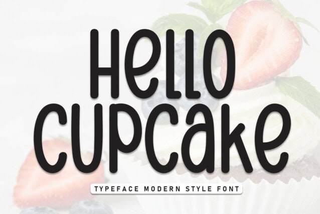 Hello Cupcake Display Font