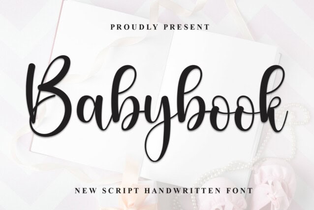 Babybook Script Font - Befonts