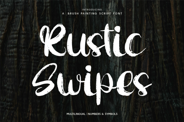 Rustic Swipes Font - Befonts
