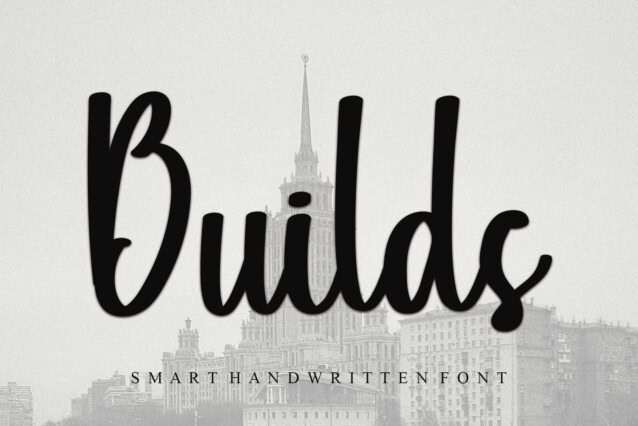 Builds Script Font - Befonts