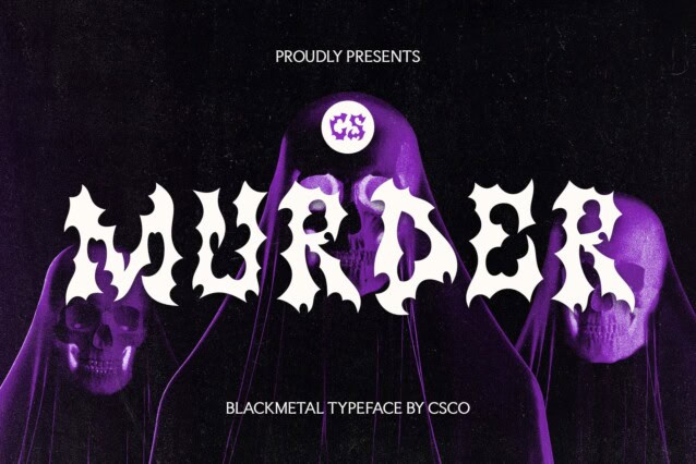 CS Murder Font - Befonts