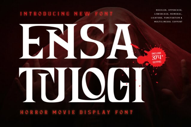 Ensatulogi Font