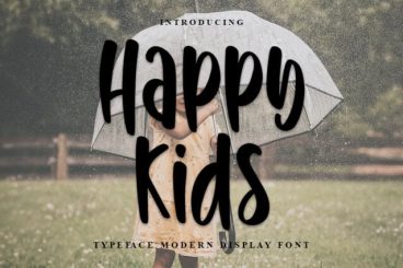 Happy Kids Display Font