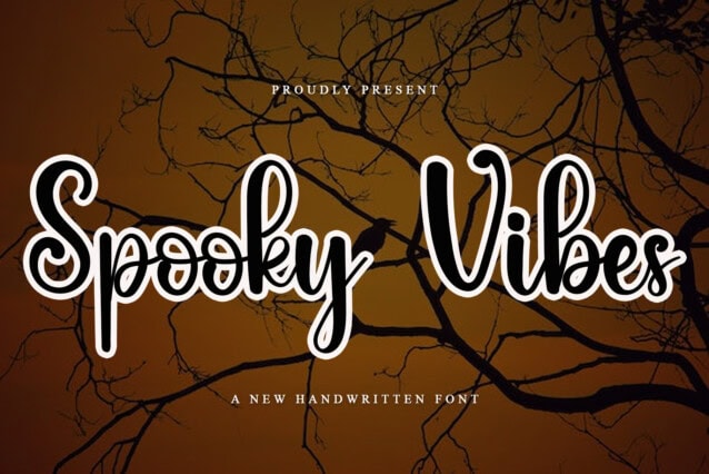 Spooky Vibes Script Font - Befonts