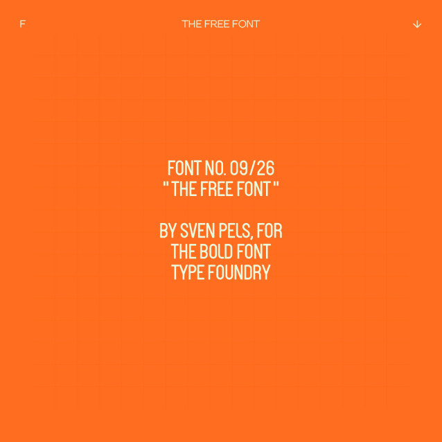 THE FREE FONT preview image 4