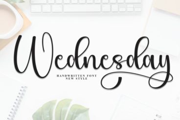 Wednesday Script Font