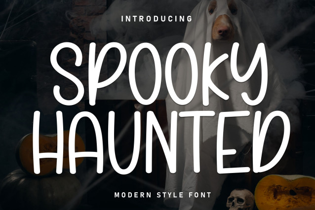 Spooky Haunted Display Font - Befonts