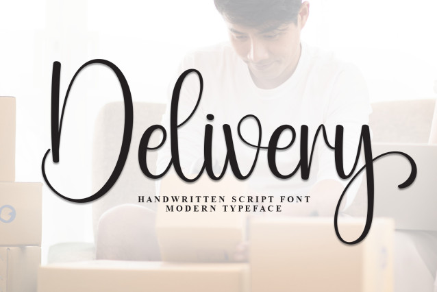 Delivery Script Font - Befonts