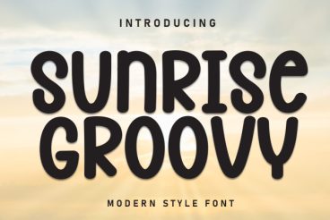 Sunrise Groovy Display Font