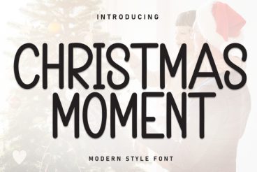 Christmas Moment Display Font