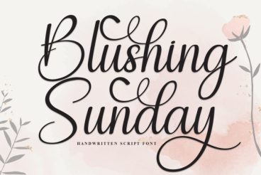 Blushing Sunday Script Font
