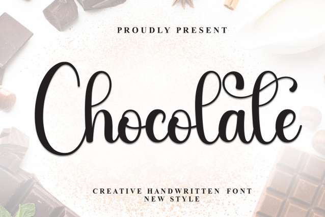 Chocolate Writing Script Chocolate Script Font - Befonts