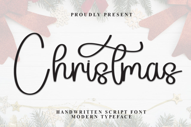 Christmas Script Font - Befonts