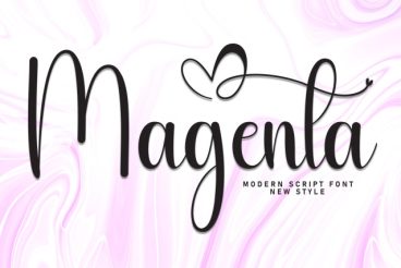 Magenta Script Font