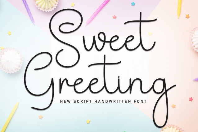 Sweet Greeting Script Font - Befonts