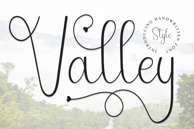Valley Script Font - Befonts