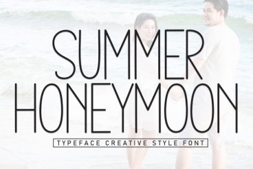 Summer Honeymoon Display Font