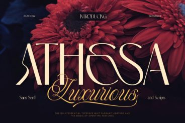 Athesa Luxurious Font