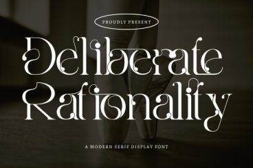 Deliberate Rationality Font