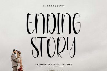 Ending Story Display Font