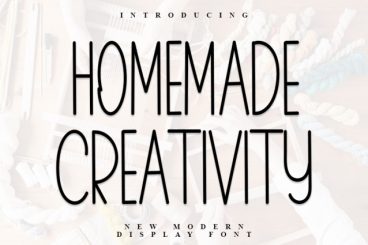 Homemade Creativity Display Font