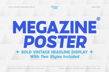 Megazine Poster Font