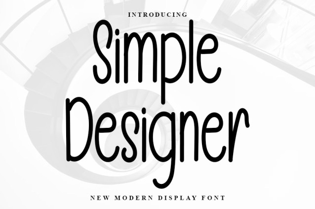 Simple Designer Display Font - Download Free Font