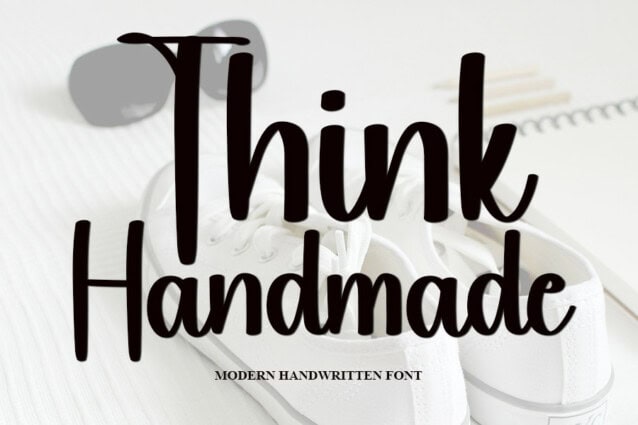 Think Handmade Script Font - Download Free Font
