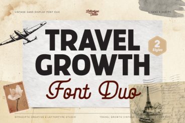 Travel Growth Duo Font
