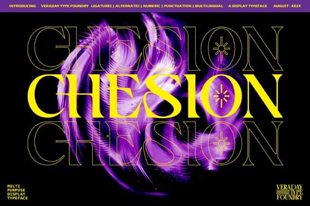 Chesion Font preview image 1