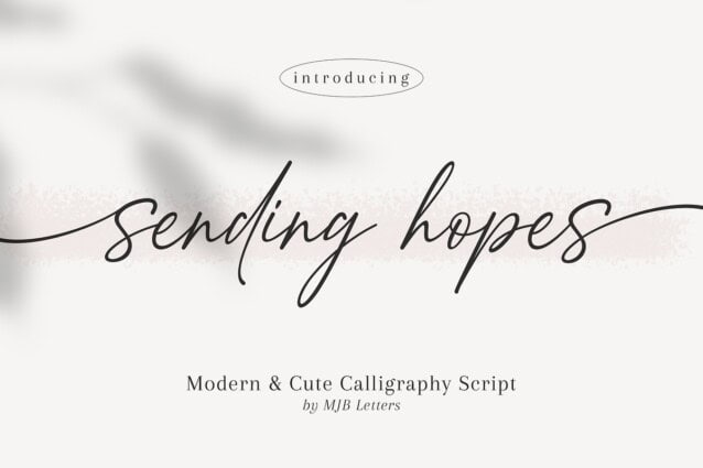 Sending Hopes Font - Befonts
