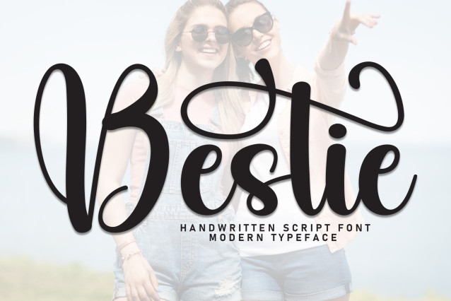 Bestie Script Font - Befonts