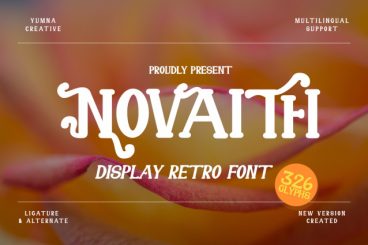 Novaith Display Font