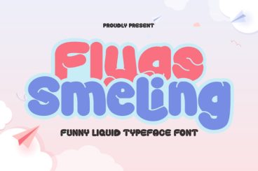 Flyas Smeling Display Font