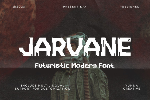 Jarvane Display Font