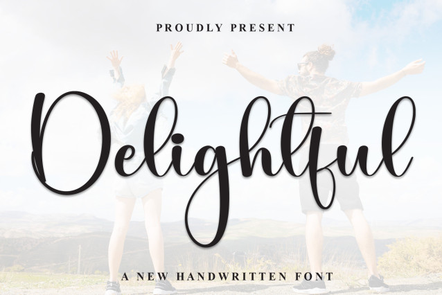 Delightful Script Typeface - Befonts